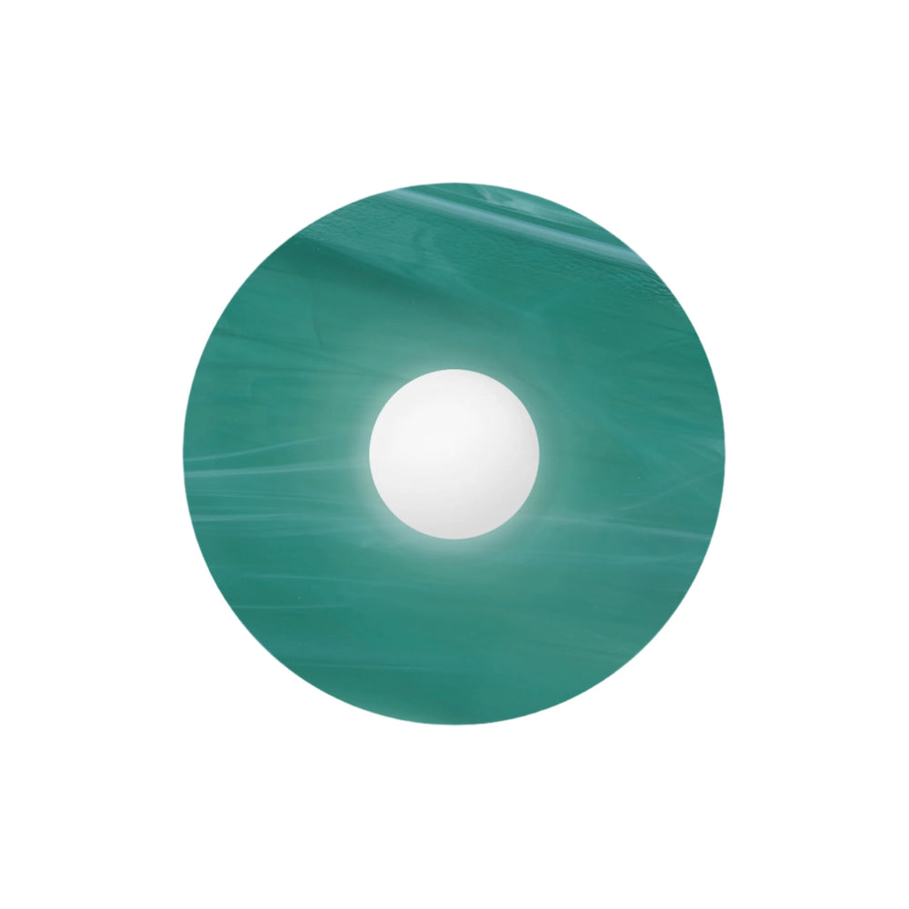 Disc and Sphere Glass Sconce - Cara Woodhouse