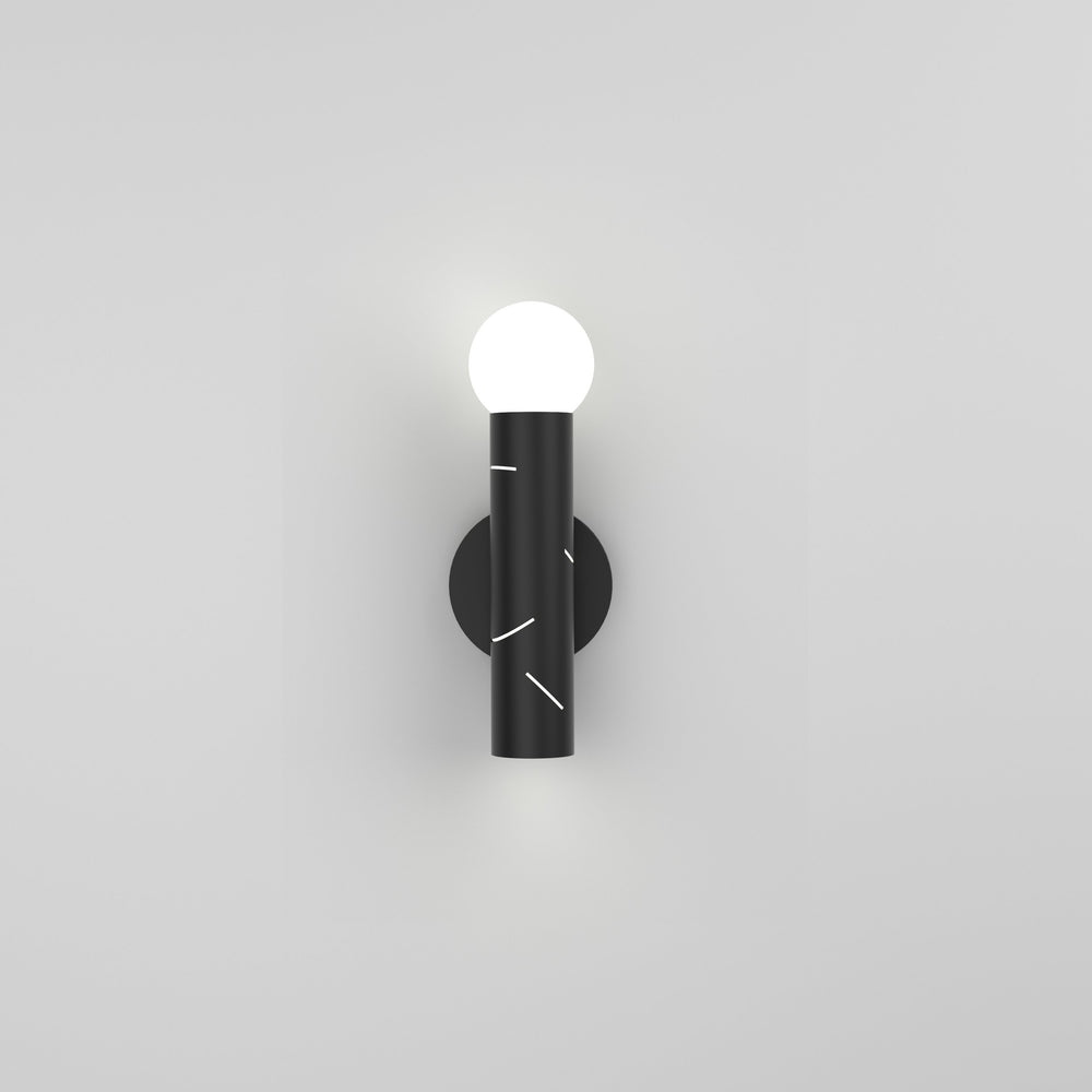 Atelier Areti Birch Wall Light (438OL-W01, 438OL-W02) — 438OL-W01 / Black. Official manufacturer product image.