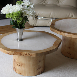 Joan Duo Wooden Coffee Table - Cara Woodhouse