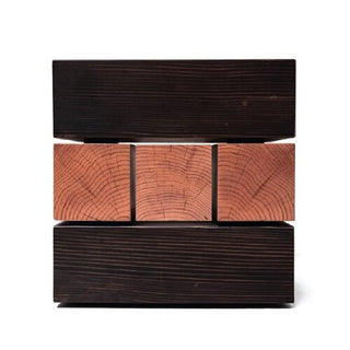 Stacked Wood Cube Table - Cara Woodhouse