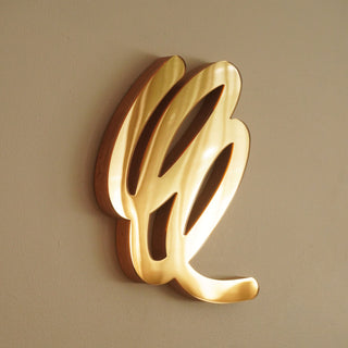 Gold 11 Scribble Sculpture Mirror