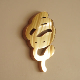 Gold 2 Scribble Sculpture Mirror