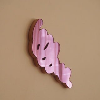 Pink 9 Scribble Sculpture Mirror