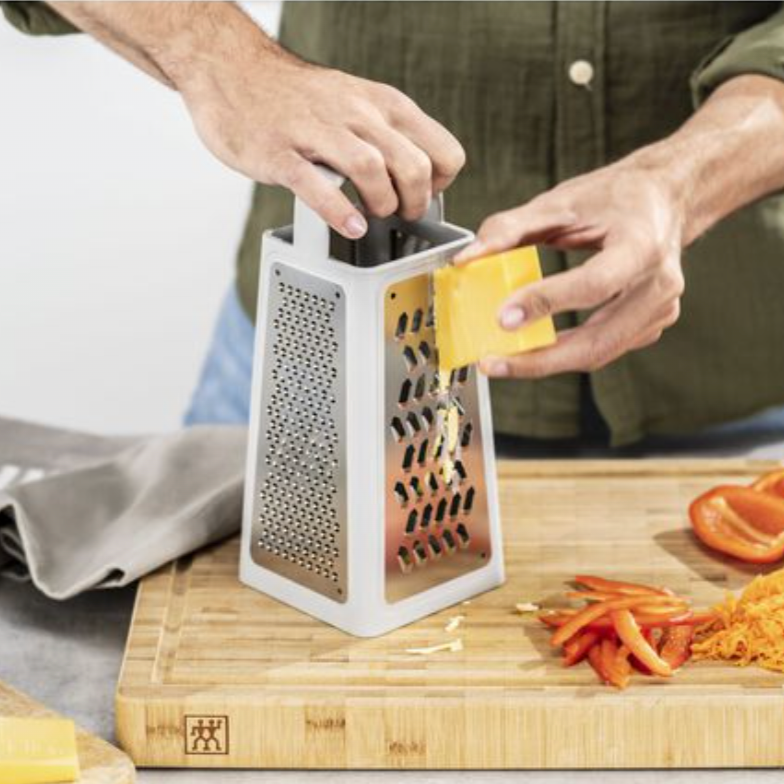 Tower/box grater, grey