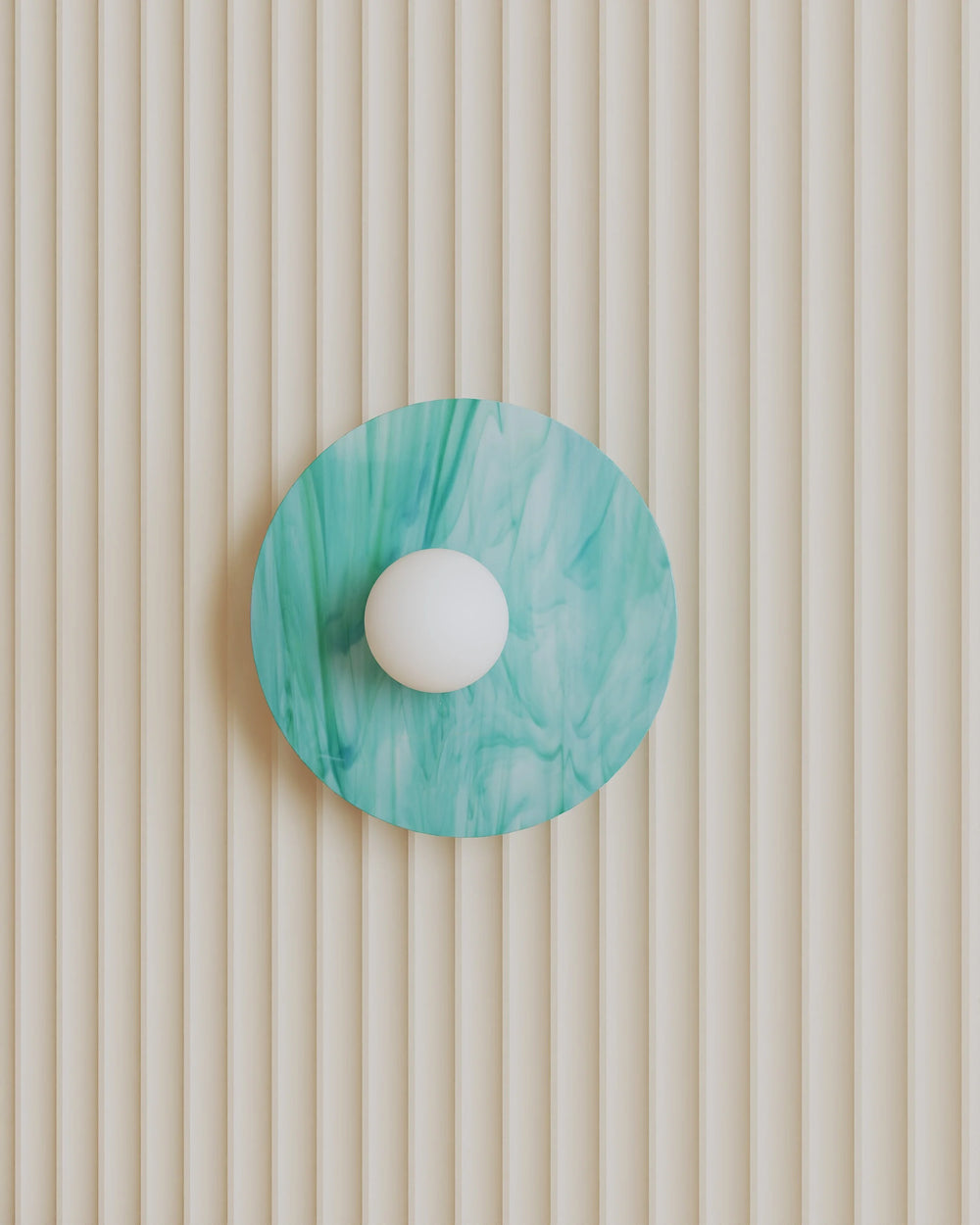 Disc and Sphere Glass Wall Light (514OL-W11)