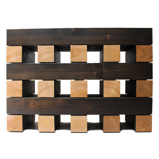 Stacked Wood Pile Console - Cara Woodhouse