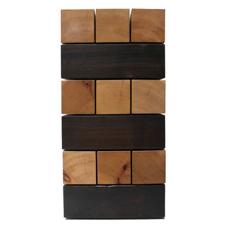 Stacked Wood Pile Console - Cara Woodhouse