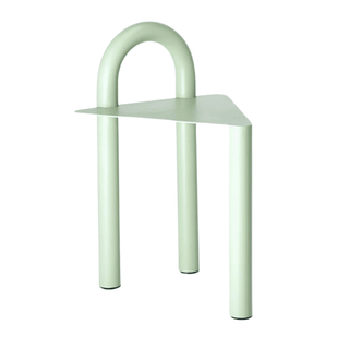 Curva Stool in Mint - CARA WOODHOUSE