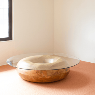 Donut Coffee Table, Caramel - CARA WOODHOUSE