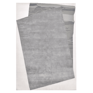 Double Crease Gray Rug - Cara Woodhouse