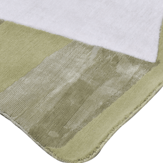 Double Crease Green Rug - Cara Woodhouse