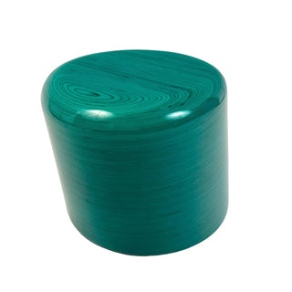 Glossy Stack Stool in Teal - Cara Woodhouse