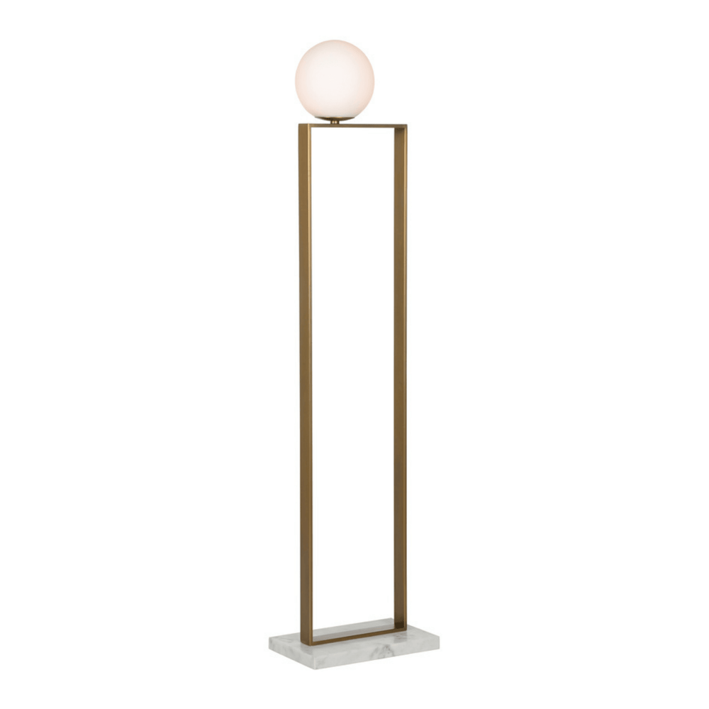 Milano Floor Lamp in Antique Brass - CARA WOODHOUSE