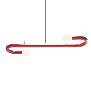 Pendant Curva in Bright Red - CARA WOODHOUSE