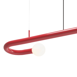 Pendant Curva in Bright Red - CARA WOODHOUSE