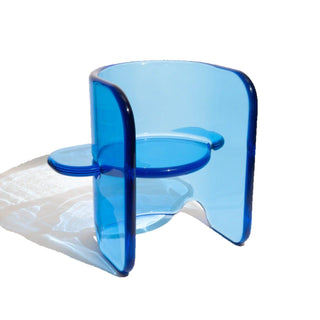 Plump Chair in Bold Blue - Cara Woodhouse