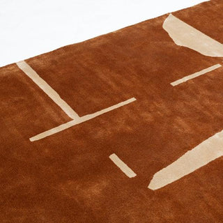 Rug One in Burnt Botanical Silk - CARA WOODHOUSE