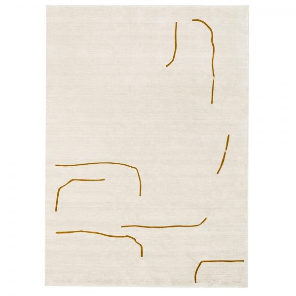 Rug Two in Creme Botanical Silk -  CARA WOODHOUSE