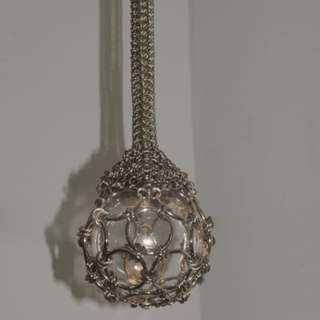 Single-Pendant Chainmail Droplet Chandelier - CARA WOODHOUSE